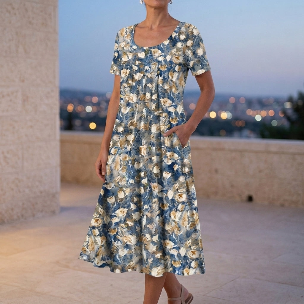 Celeste Gathered Sundress