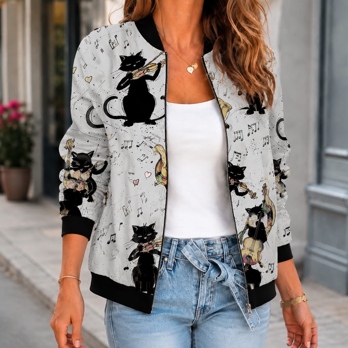 Margot-Skye Printed Jacket