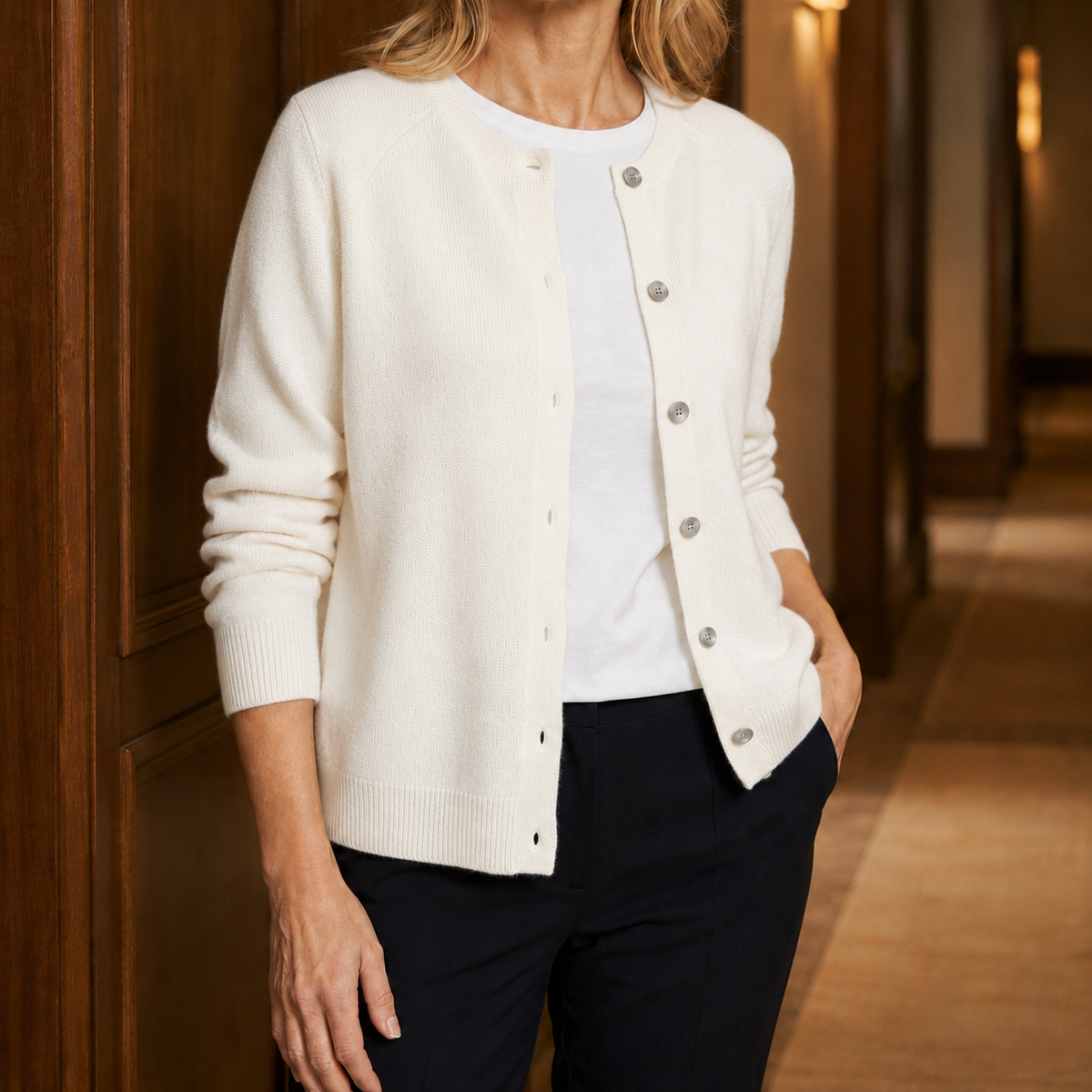Annabel-Jane Crew Neck Sweater