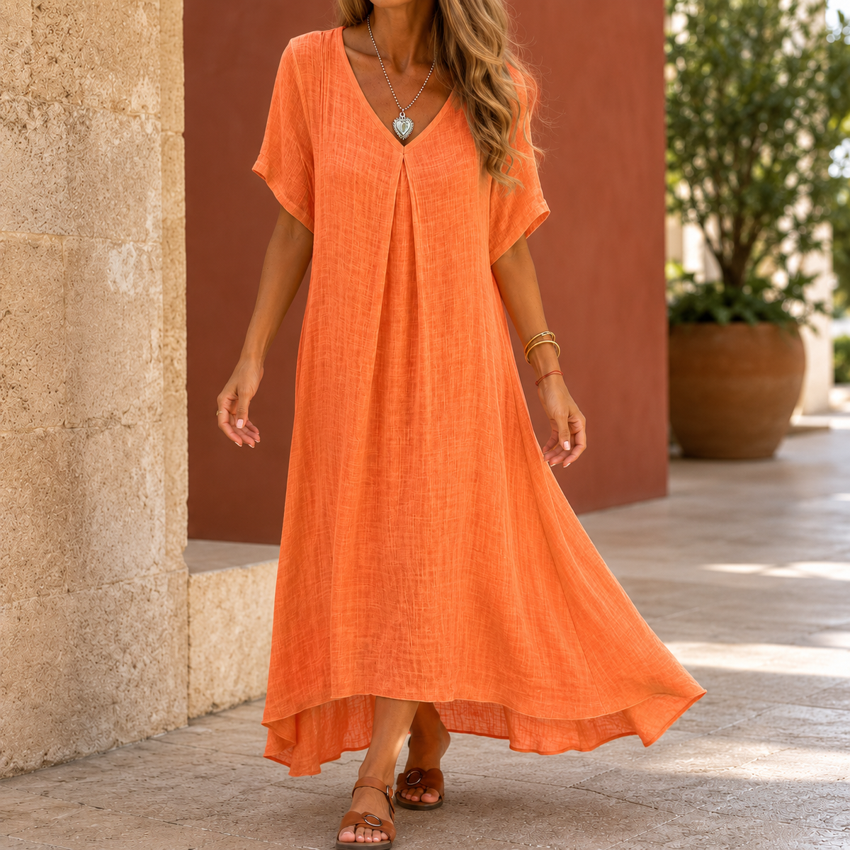 Alina-June Relaxed Maxi Dress