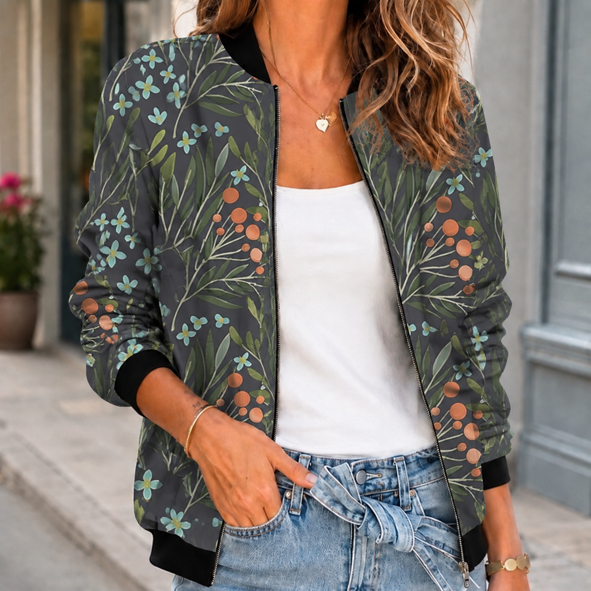 Margot-Skye Printed Jacket