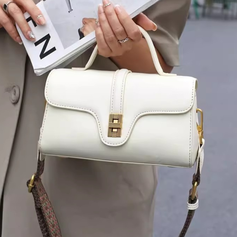 Margot - Structured Top Handle Satchel Bag